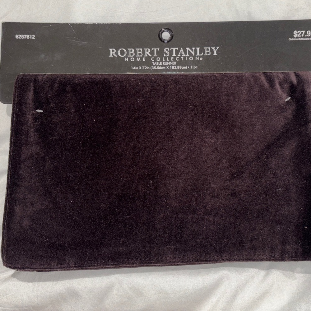 Robert Stanley Velvet Table Runner